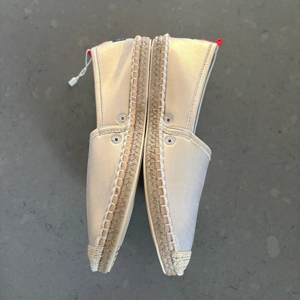 Sea Star Beachwear Champagne Gold Espadrille Water Shoe Women 10 Resort Travel